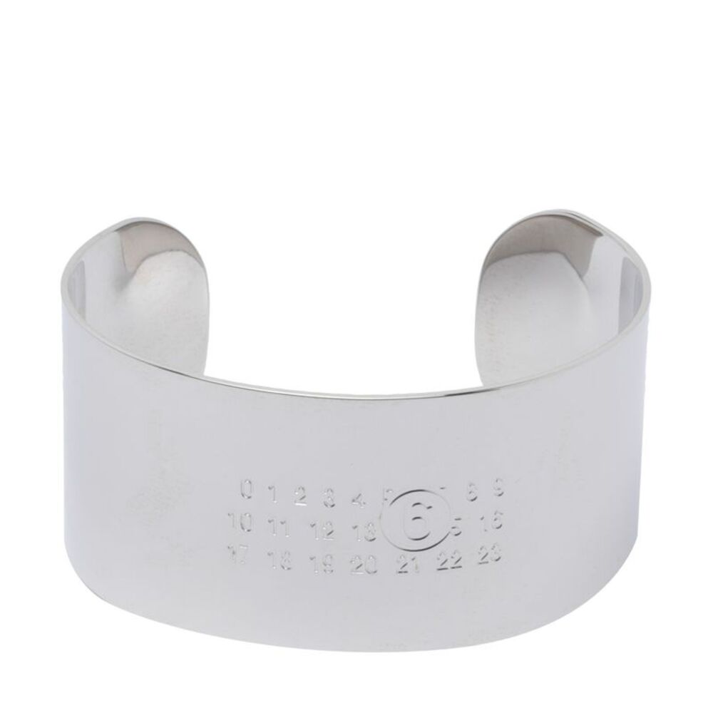 Mm6 Maison Margiela Women Numeric Signature Cuff Bracelet